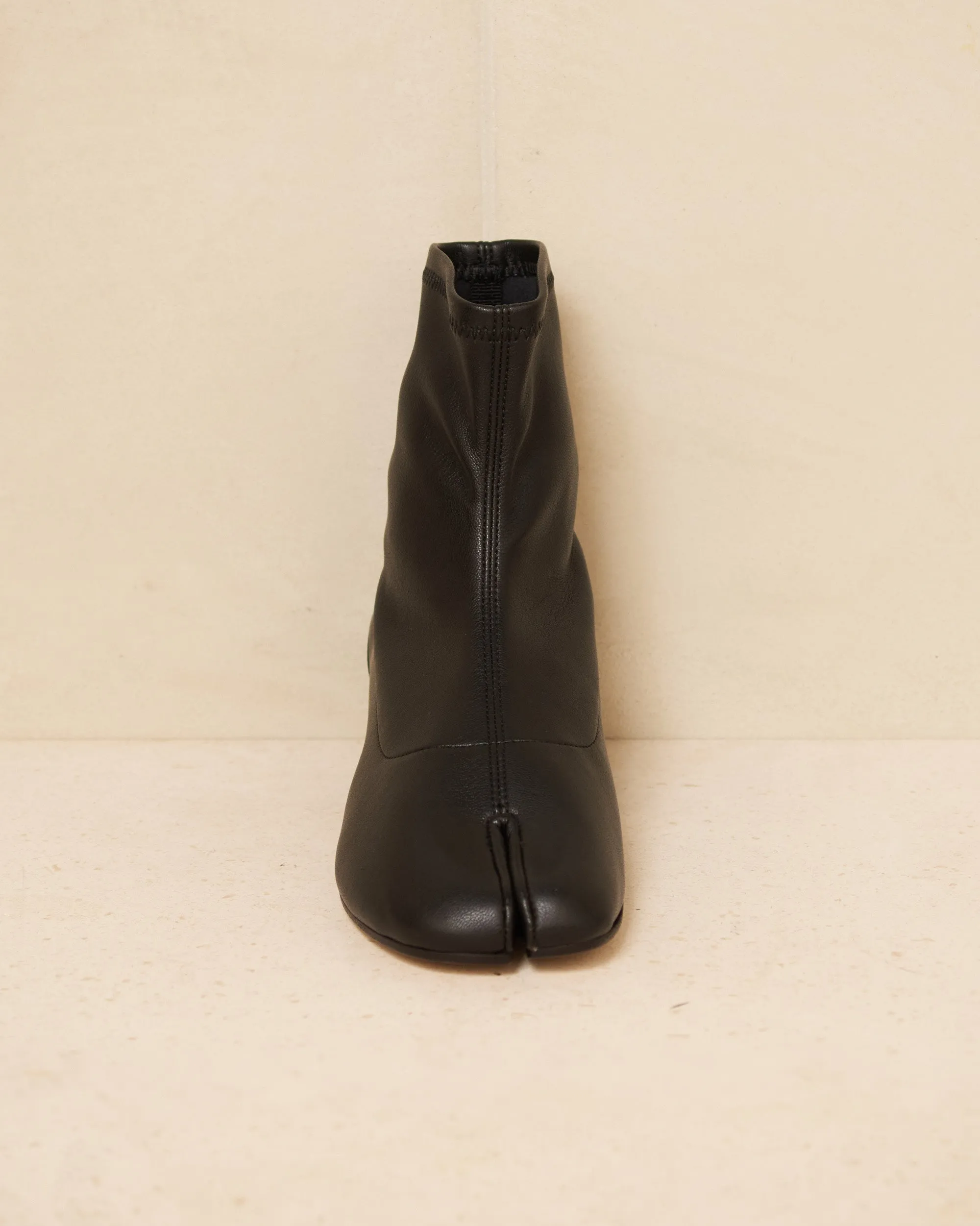 Black Tabi Ankle Sock Boots