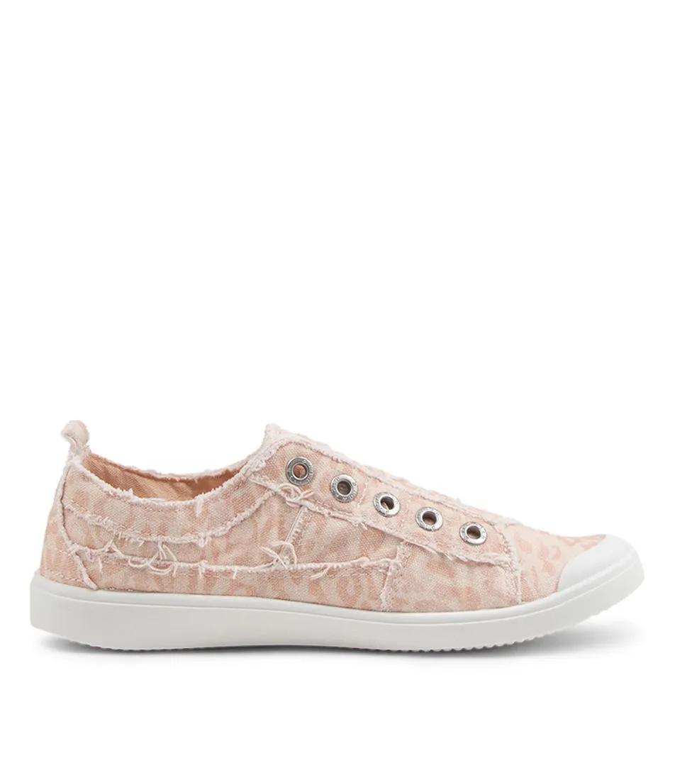 BLOWFISH Vara Blush Canvas Sneakers