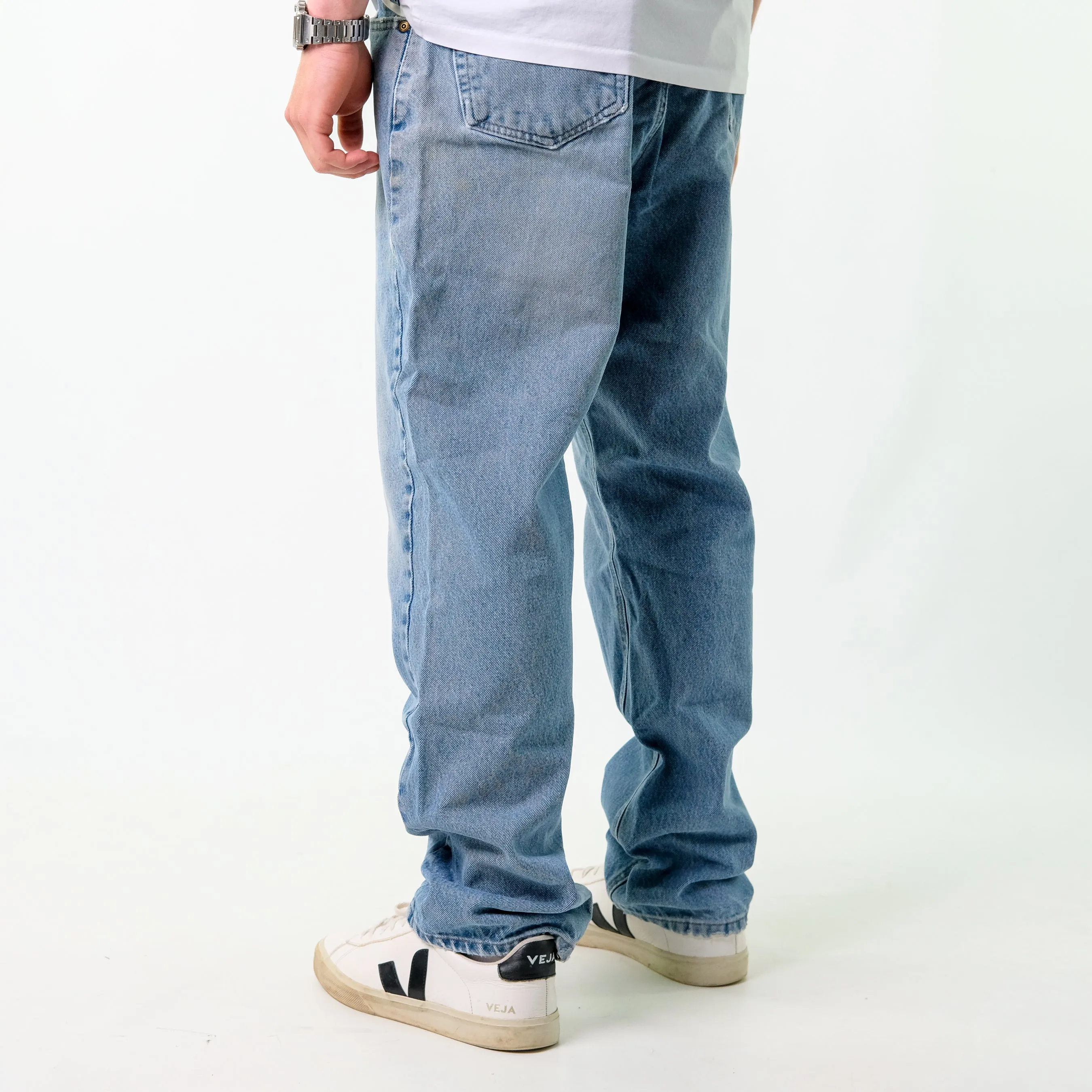 Blue y2ks Carhartt Denim Jeans Baggy Pants (38x32)