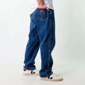 Blue y2ks Dickies Denim Jeans Baggy Pants (38x32)