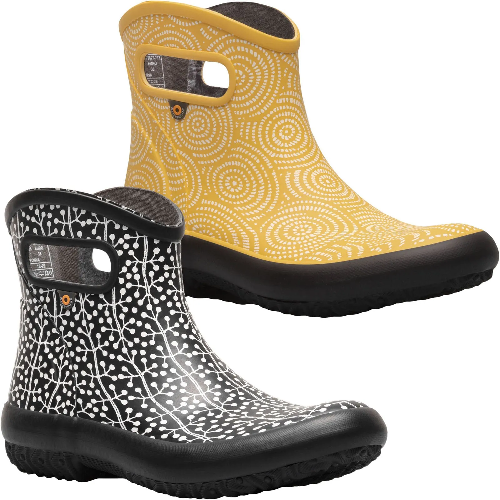 BOGS Womens Vijay Patch Ankle Wellington Boots