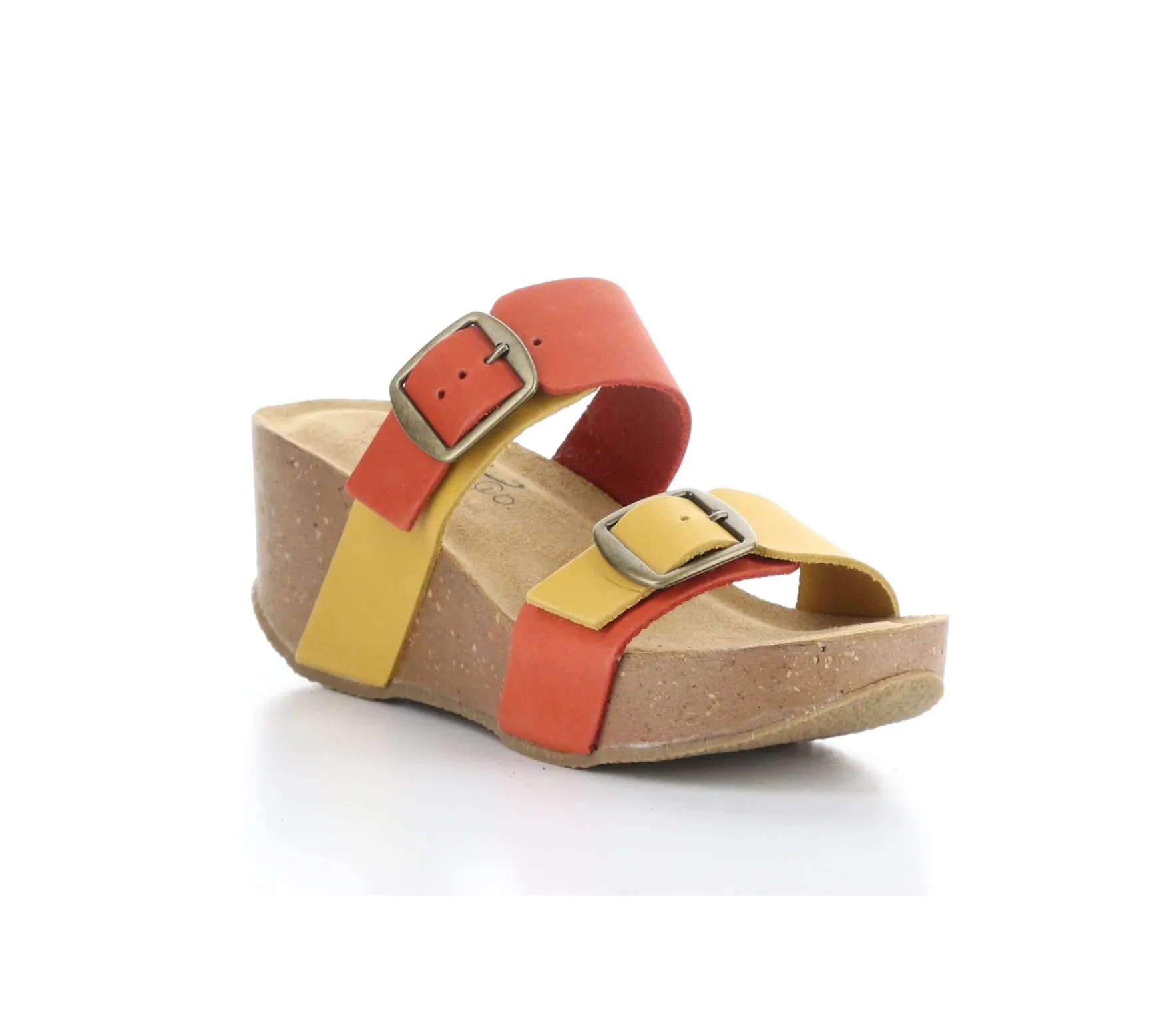 Bos. & Co. Leather Wedges - Lawt-G