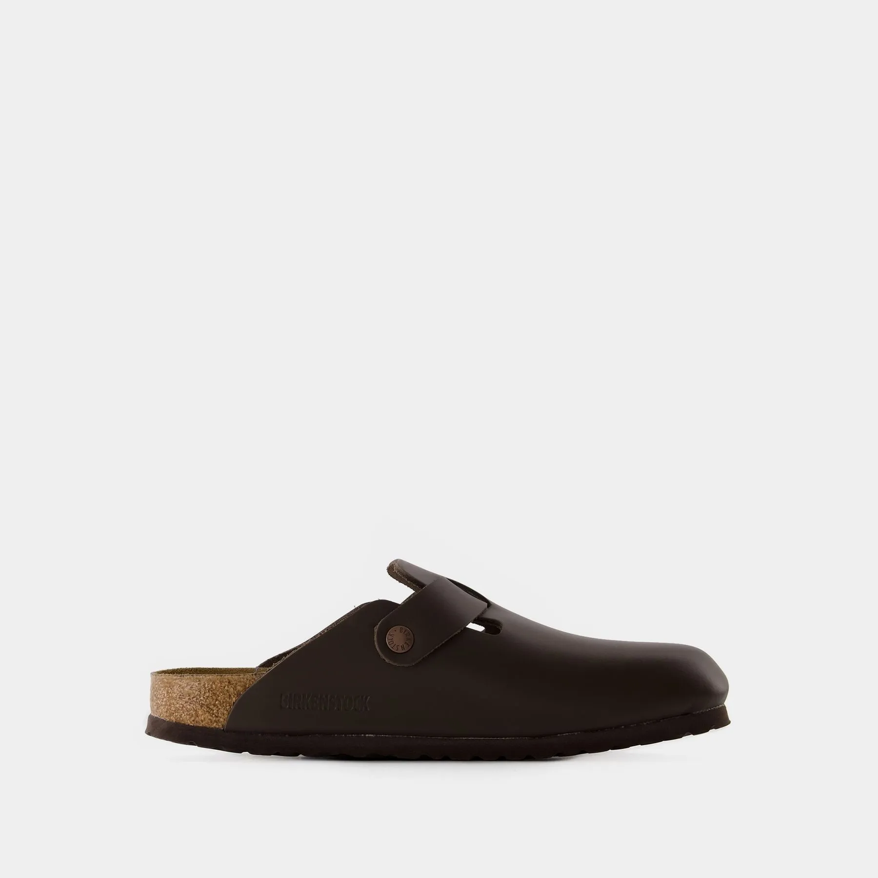 Boston Mules - Birkenstock - Leather - Dark Brown