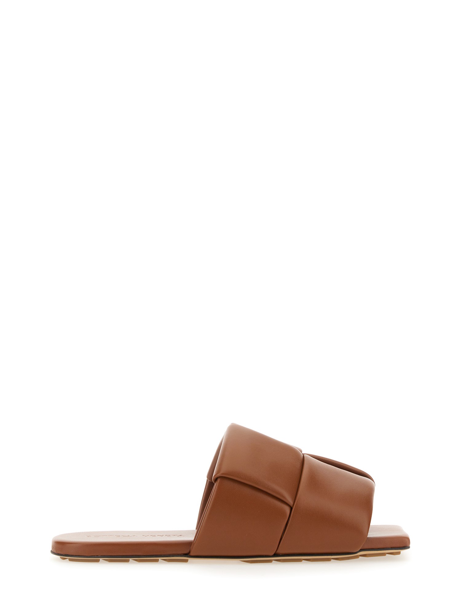 BOTTEGA VENETA Leather Sandal Mule with Patch