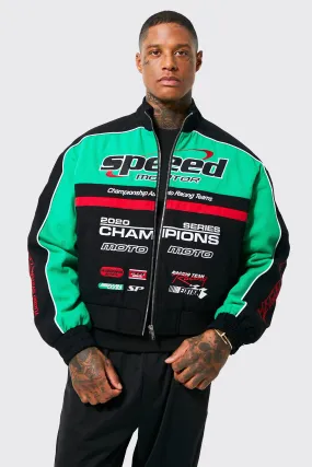 Boxy Speed Moto Jacket