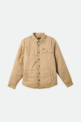 Brixton Cass Jacket in Waxed Canvas - Oatmeal