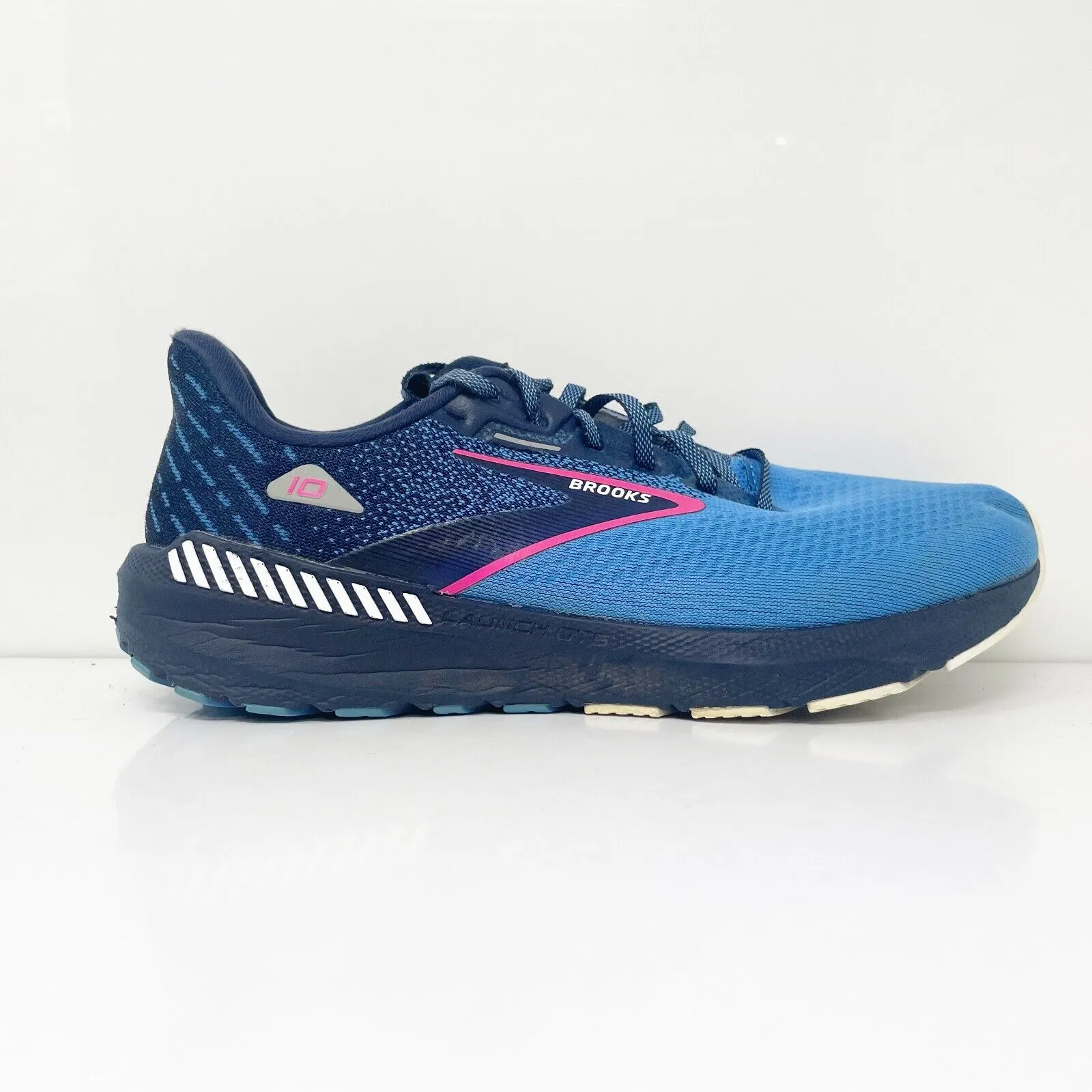 Brooks Womens Launch GTS 10 1203991B441 Blue Running Shoes Sneakers Size 11 B