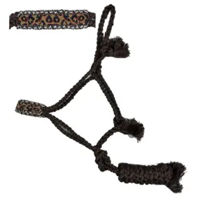 Brown Beaded Showman Mule Halter