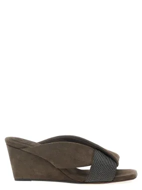 Brunello Cucinelli 'Monile' Wedges