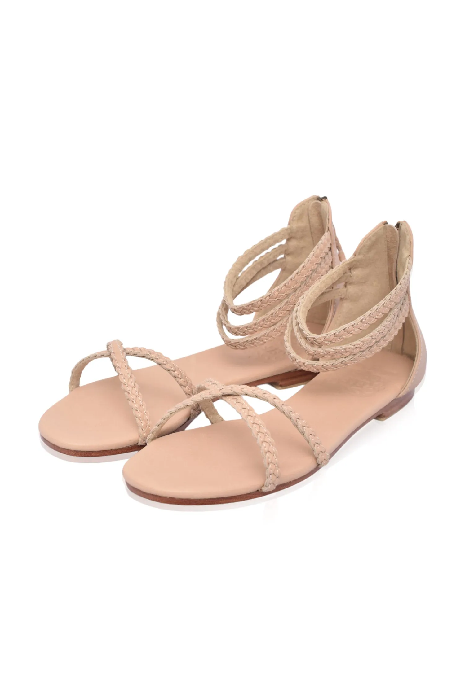 Leather Thong Sandals: Calypso Style