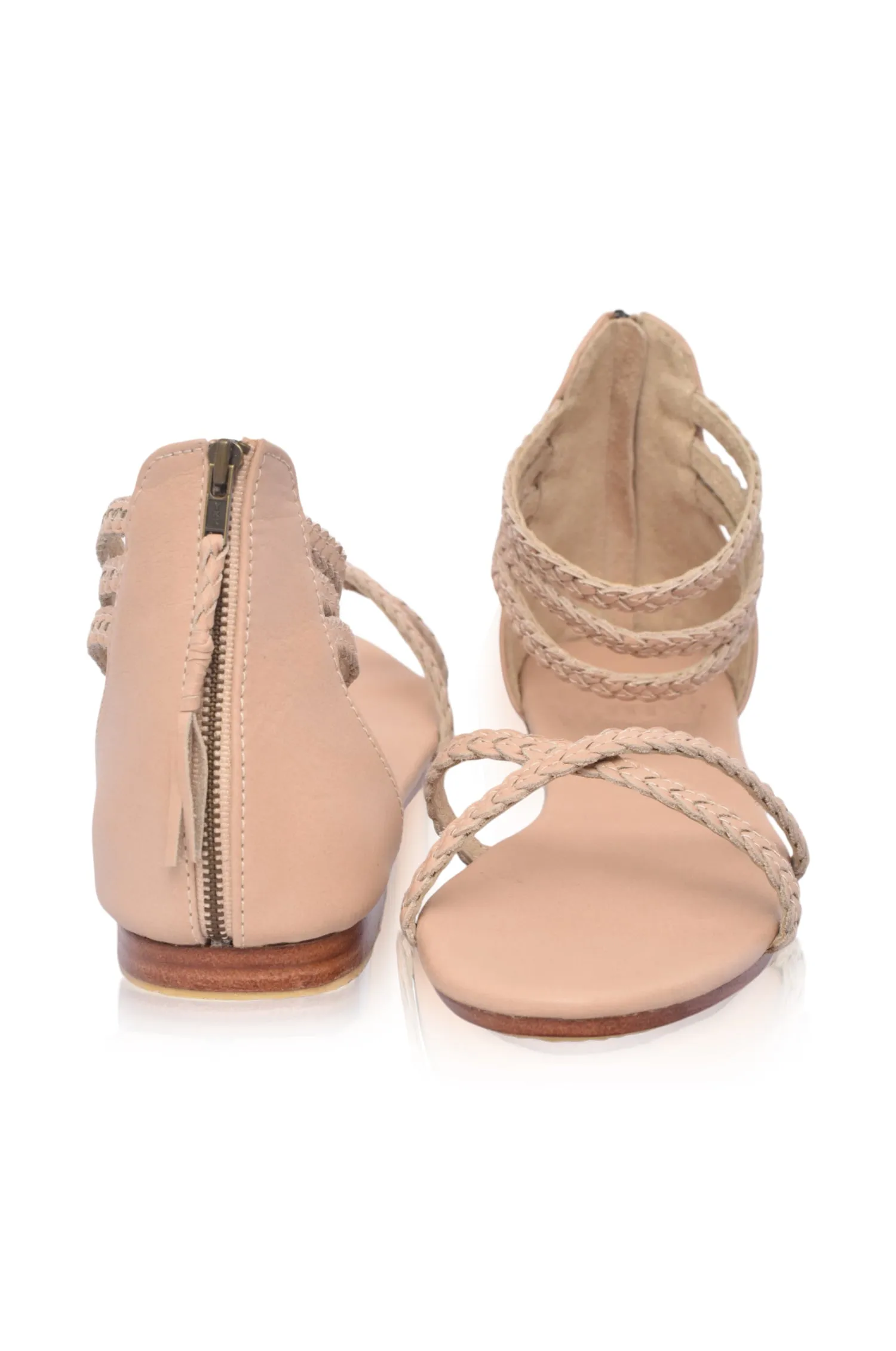 Leather Thong Sandals: Calypso Style