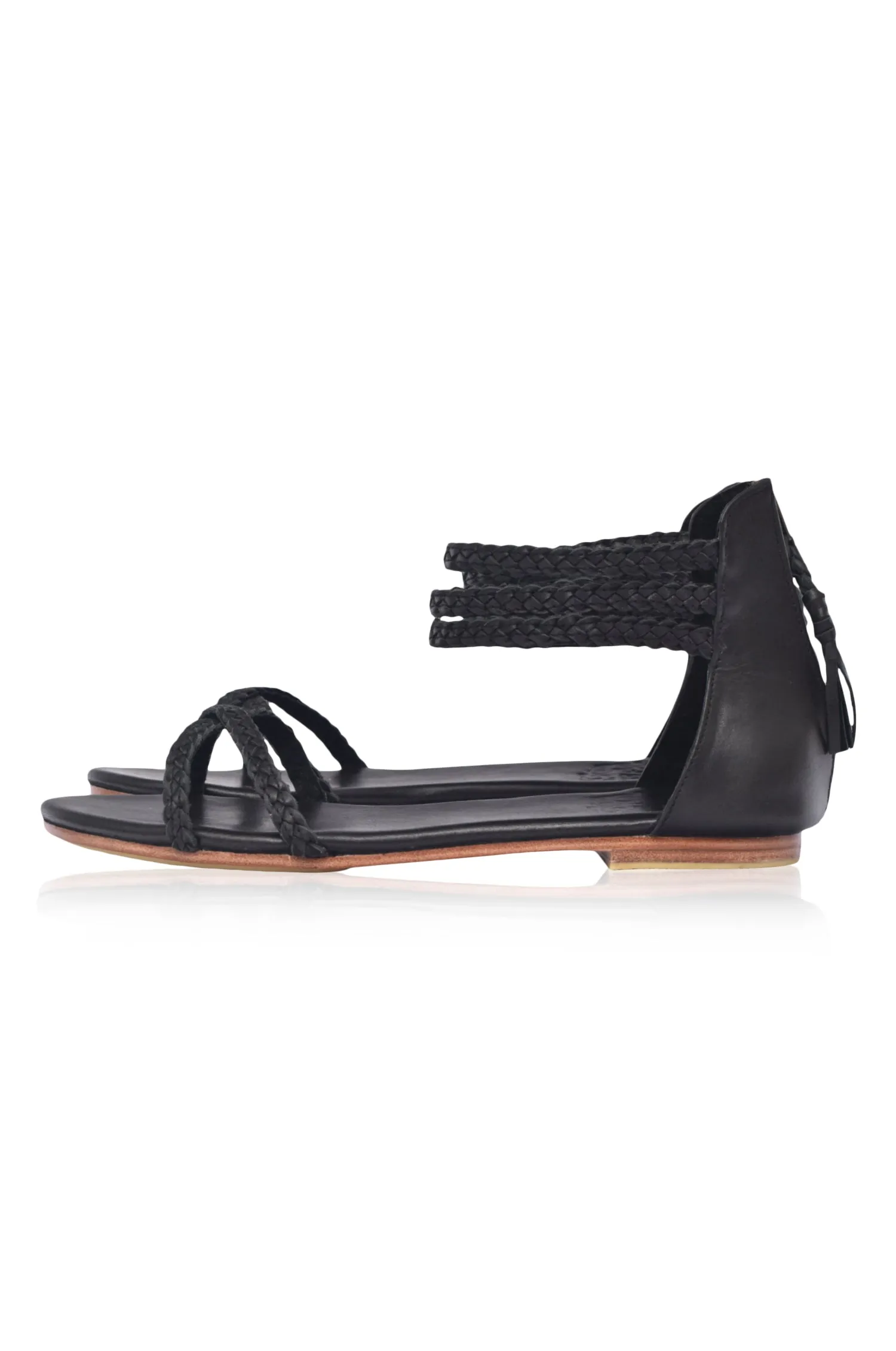 Leather Thong Sandals: Calypso Style