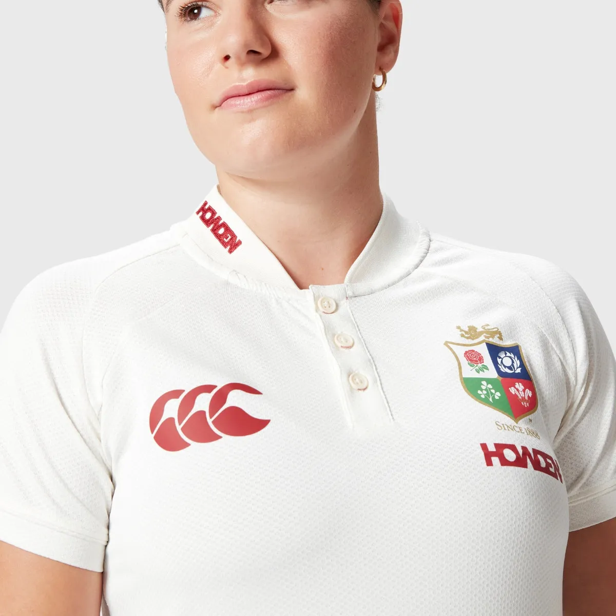 Canterbury British & Irish Lions Women's Poly Polo Shirt White