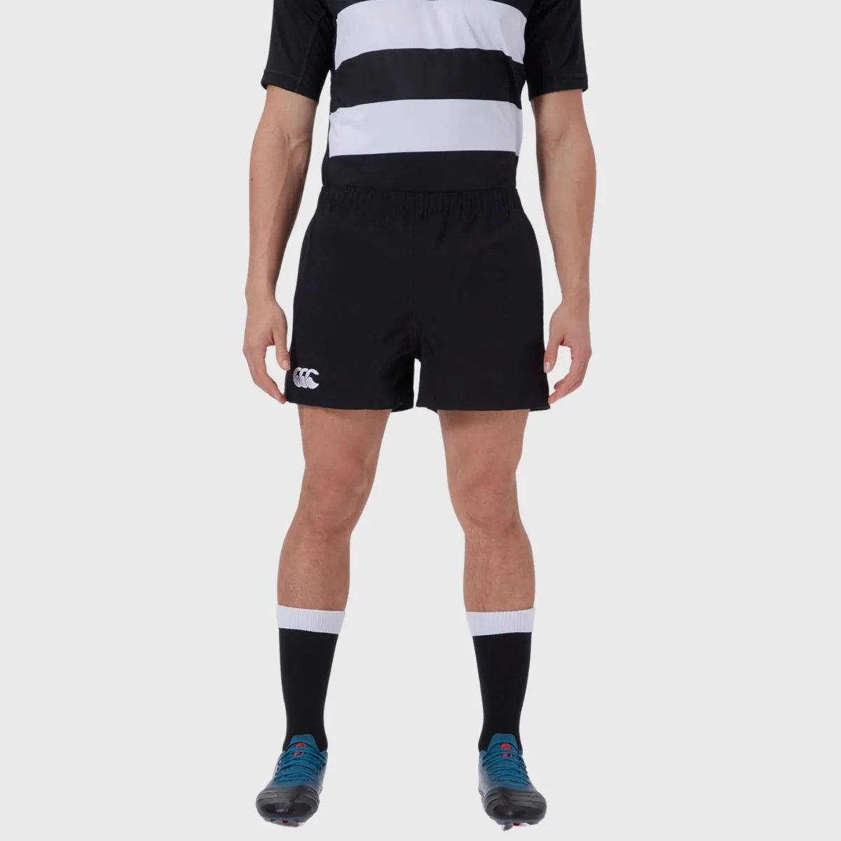 Canterbury Men's Drill Rugby Shorts With Pockets Black