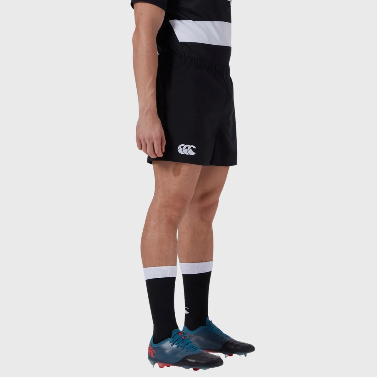 Canterbury Men's Drill Rugby Shorts With Pockets Black