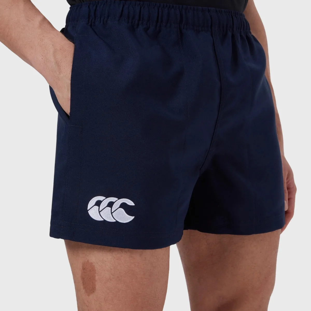 Canterbury Men's Drill Rugby Shorts With Pockets Navy