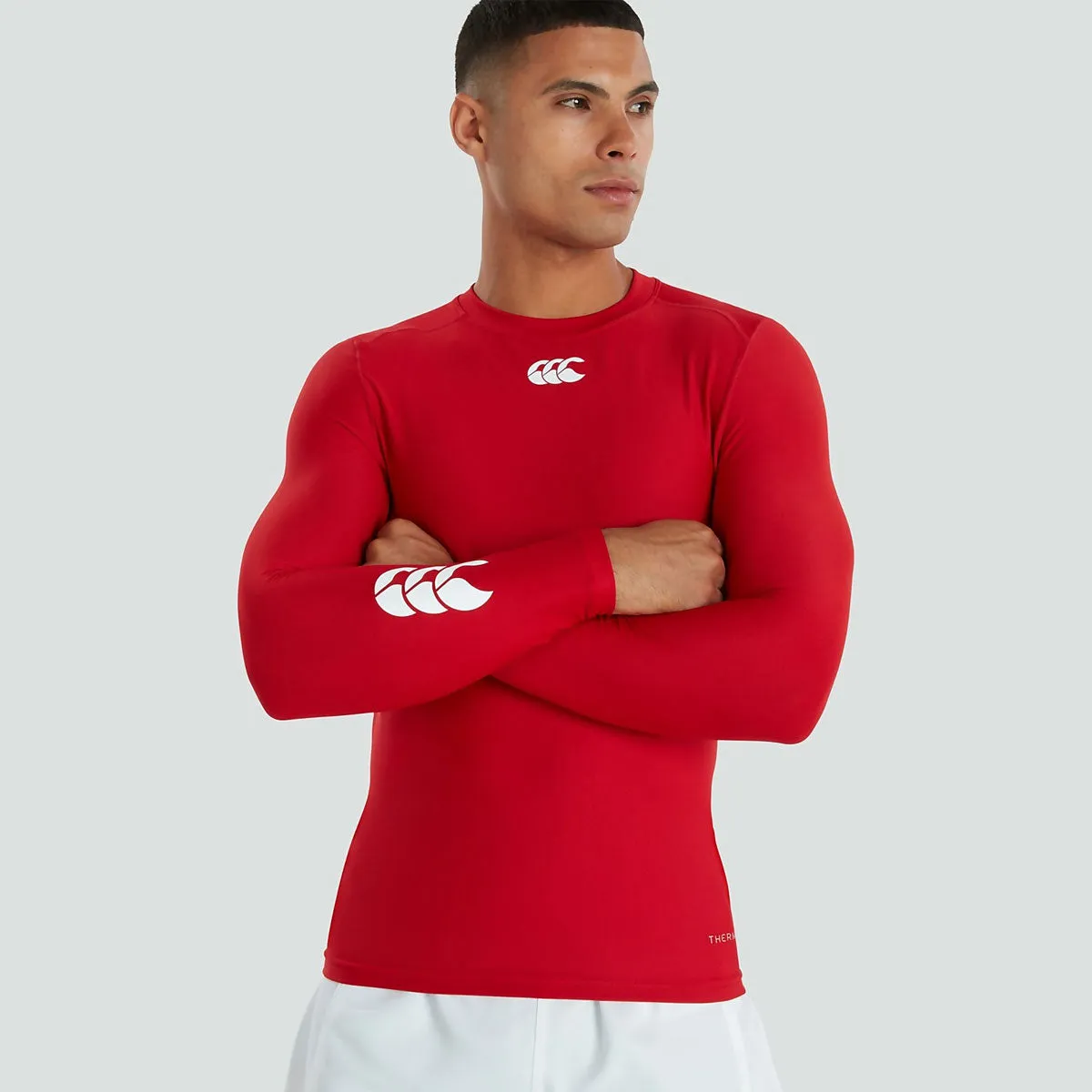 Canterbury Men's Thermoreg Baselayer Long Sleeve Red