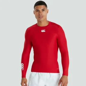 Canterbury Men's Thermoreg Baselayer Long Sleeve Red