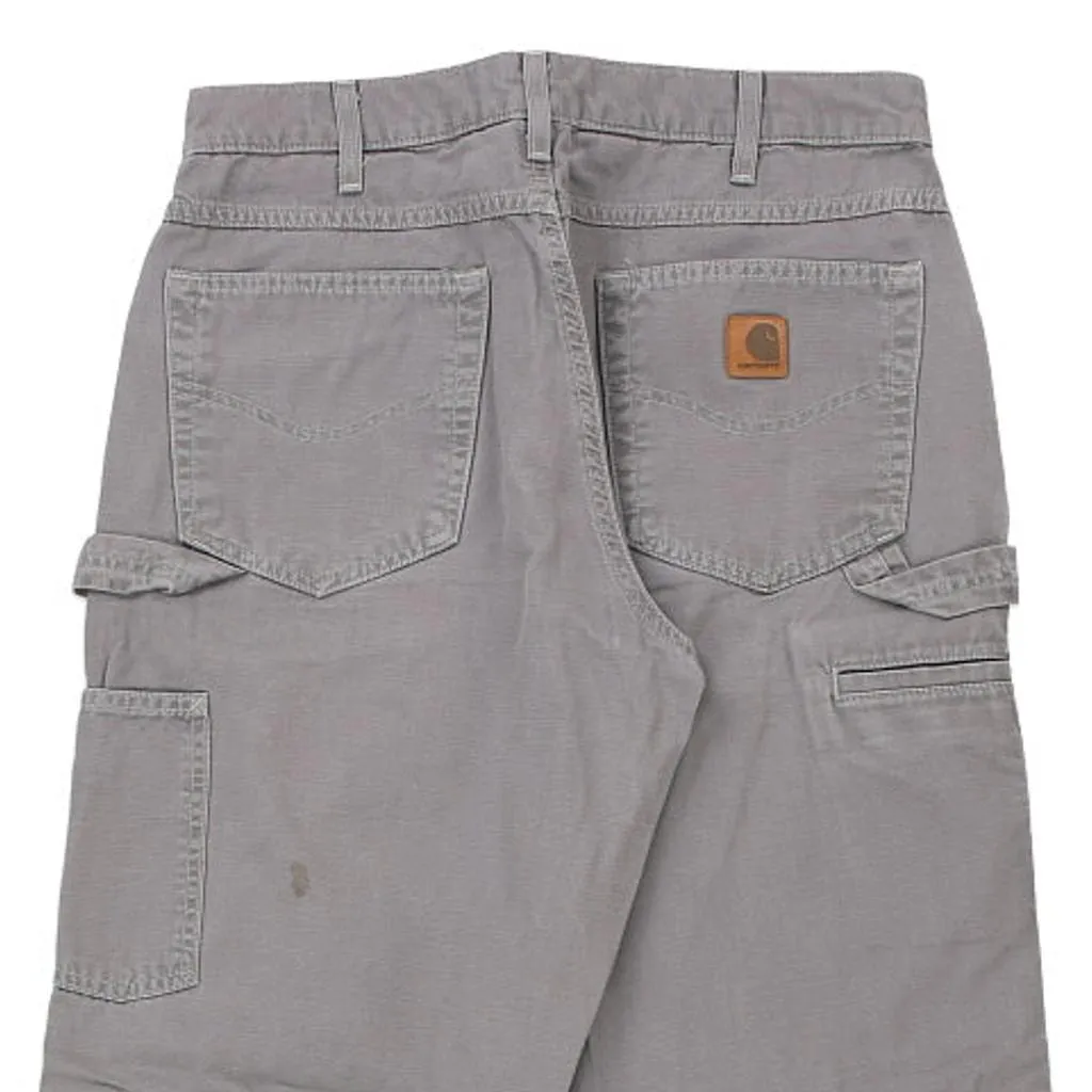 Carhartt Carpenter Trousers - 31W 32L Khaki Cotton