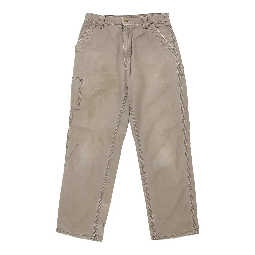 Carhartt Carpenter Trousers - 32W 32L Brown Cotton