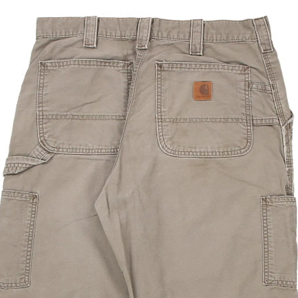 Carhartt Carpenter Trousers - 32W 32L Brown Cotton