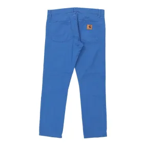 Carhartt Trousers - 34W 32L Blue Cotton