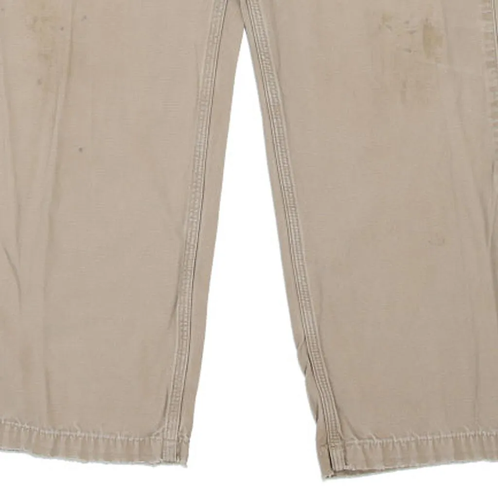 Carhartt Trousers - 38W 30L Beige Cotton