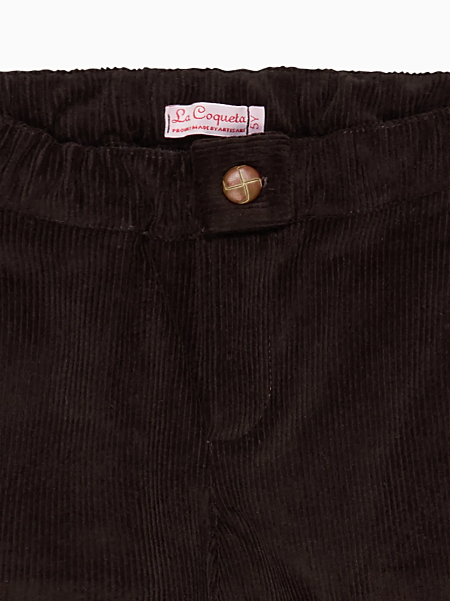 Chocolate Brown Benito Corduroy Boy Trousers