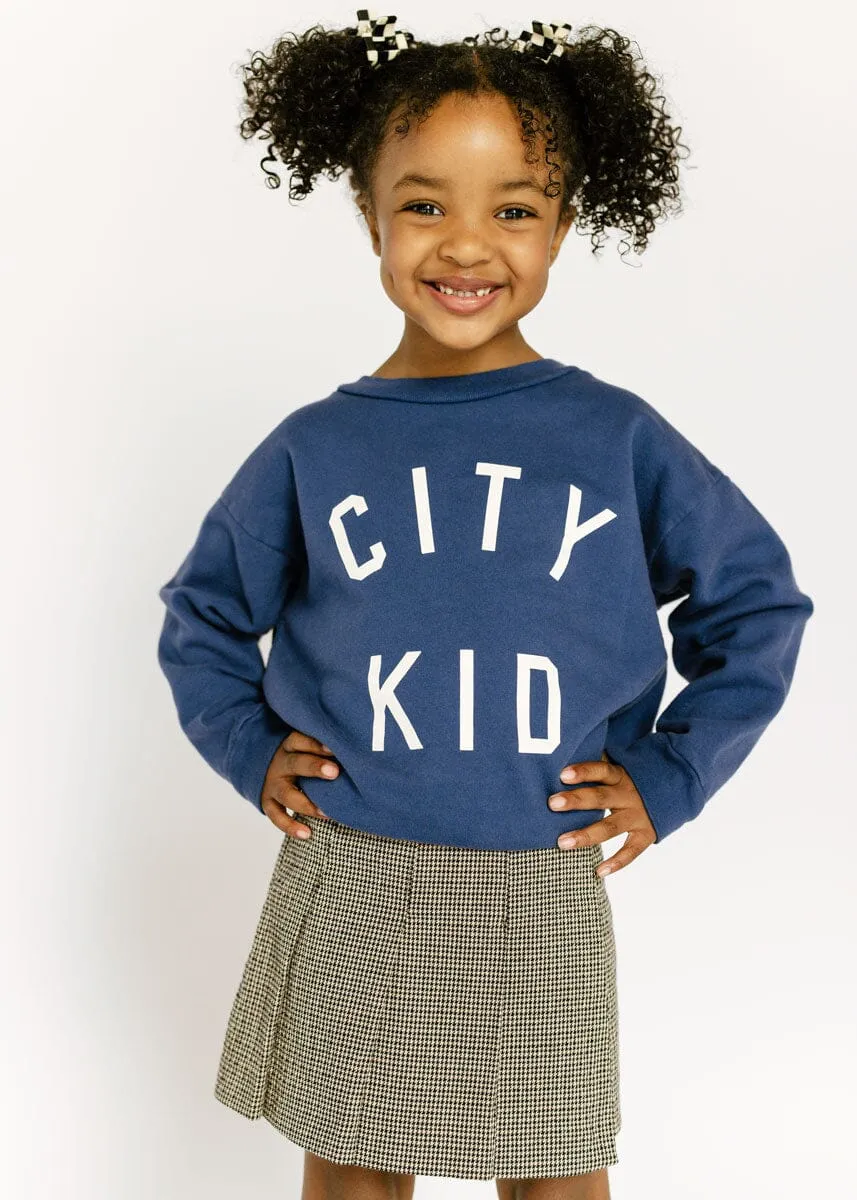 City Kid Crewneck - Blue