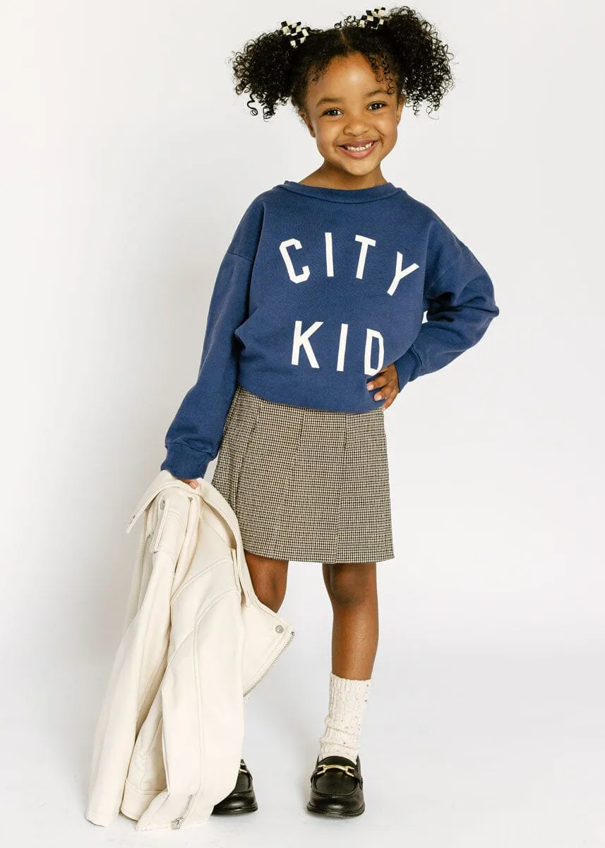 City Kid Crewneck - Blue