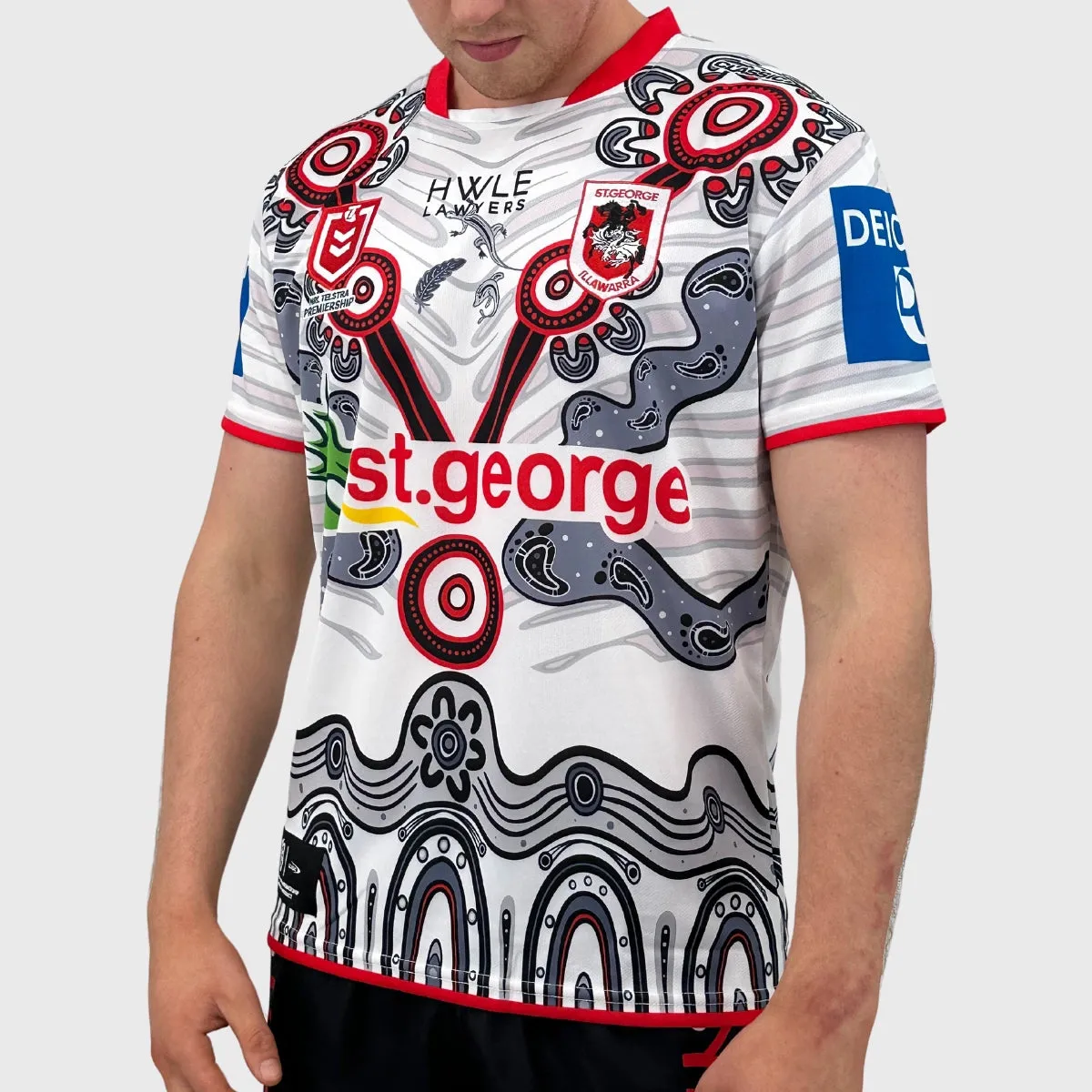 Classic Dragons Men's NRL Indigenous Rugby Jersey