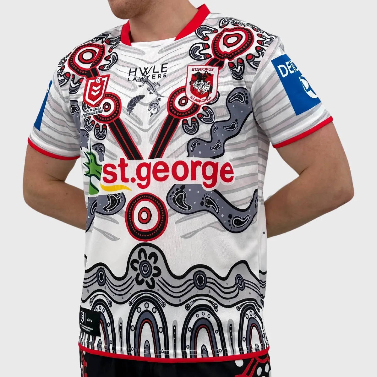 Classic Dragons Men's NRL Indigenous Rugby Jersey