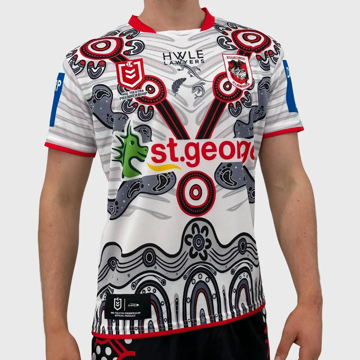 Classic Dragons Men's NRL Indigenous Rugby Jersey