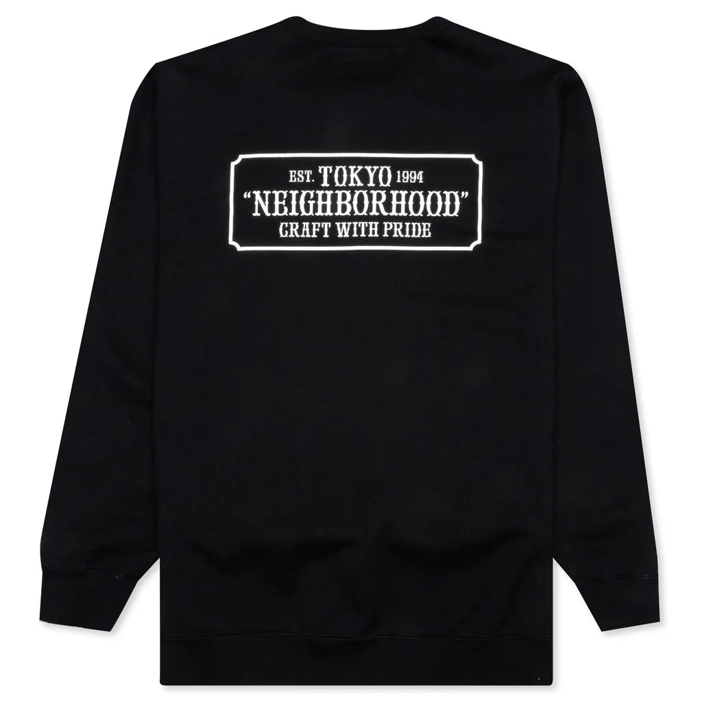 Black Classic-S C-Crew Sweatshirt