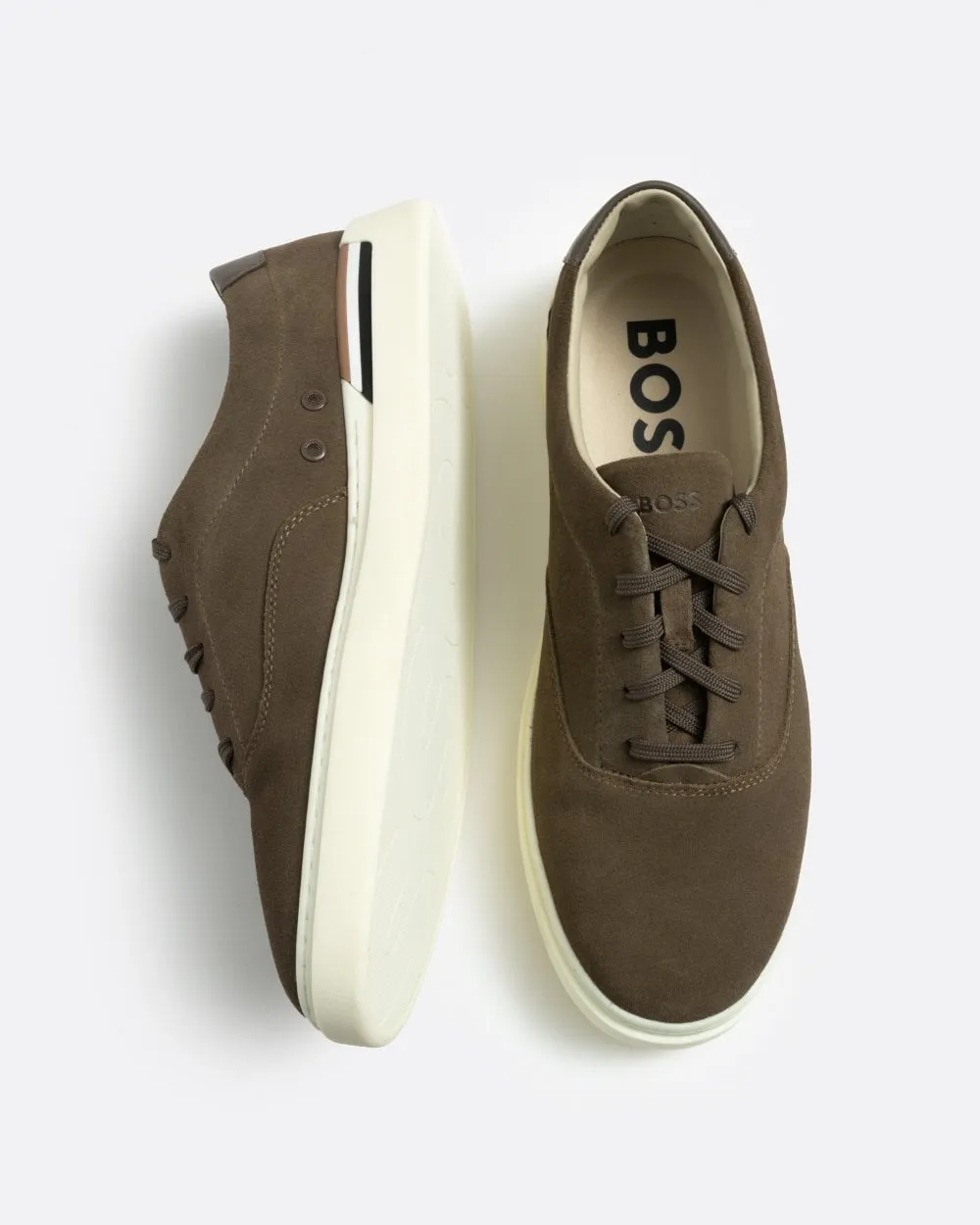 Clint Mens Suede Cupsole Trainers