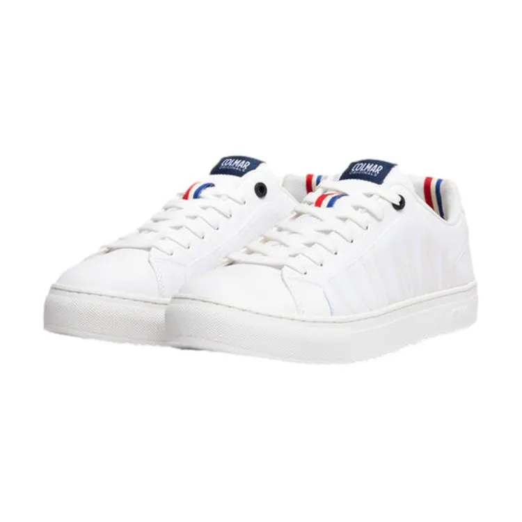 White Lace-up Men's Sneakers by COLMAR