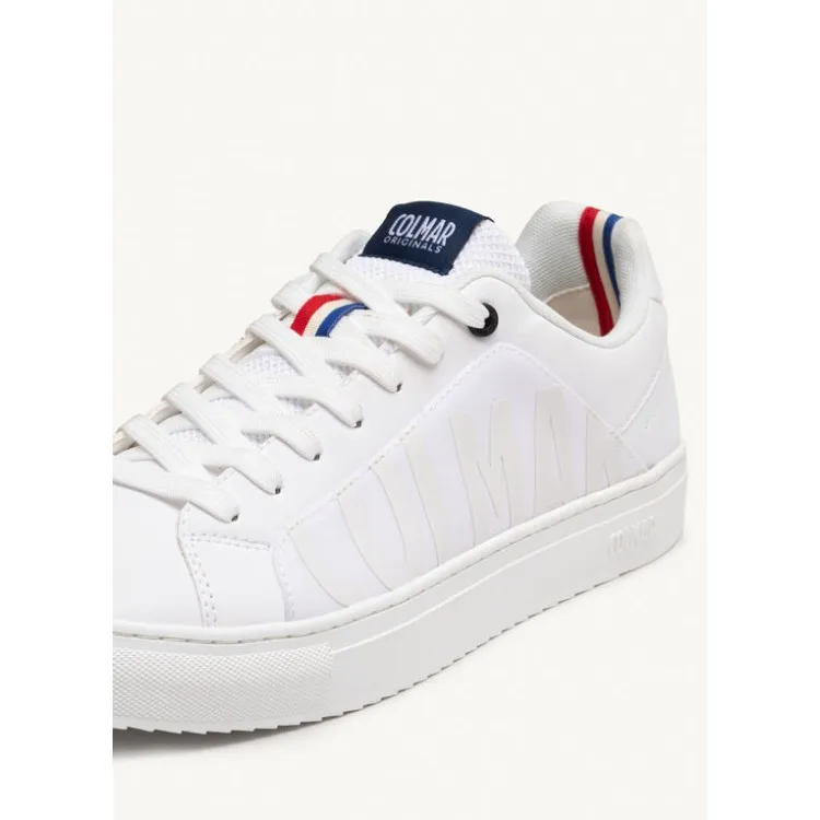 White Lace-up Men's Sneakers by COLMAR