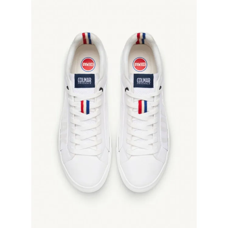 White Lace-up Men's Sneakers by COLMAR