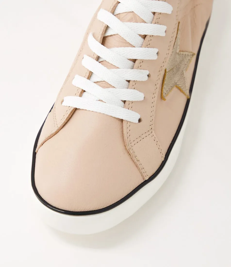 COLORADO Epicos Rose Gold Leather Sneakers