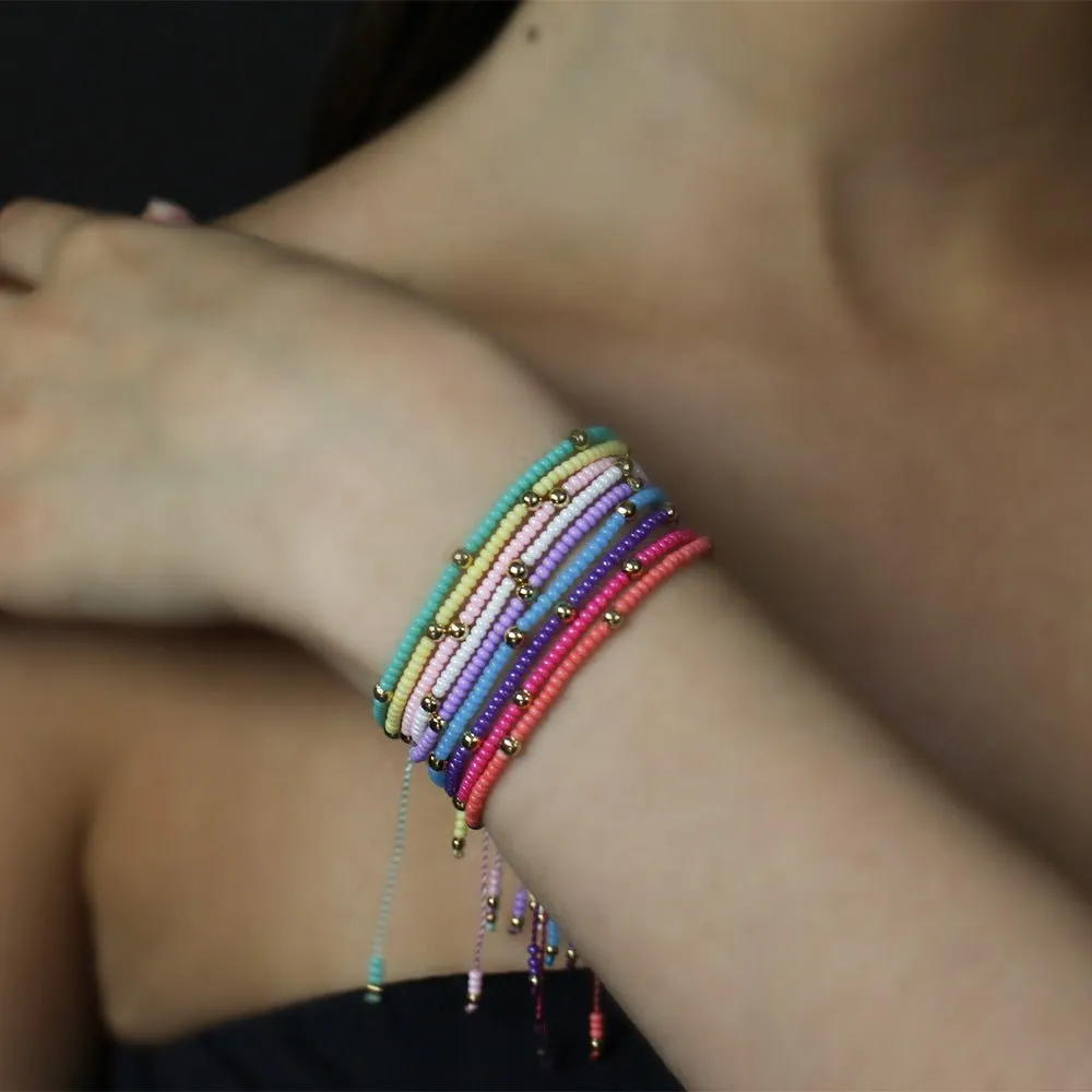 Colorful Rainbow Bracelet Collection