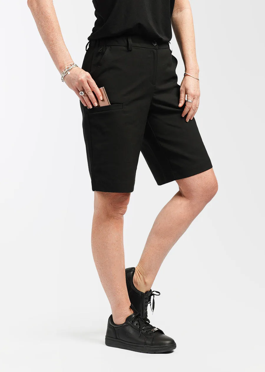 Women's Comfort Waist Cargo Dress Short