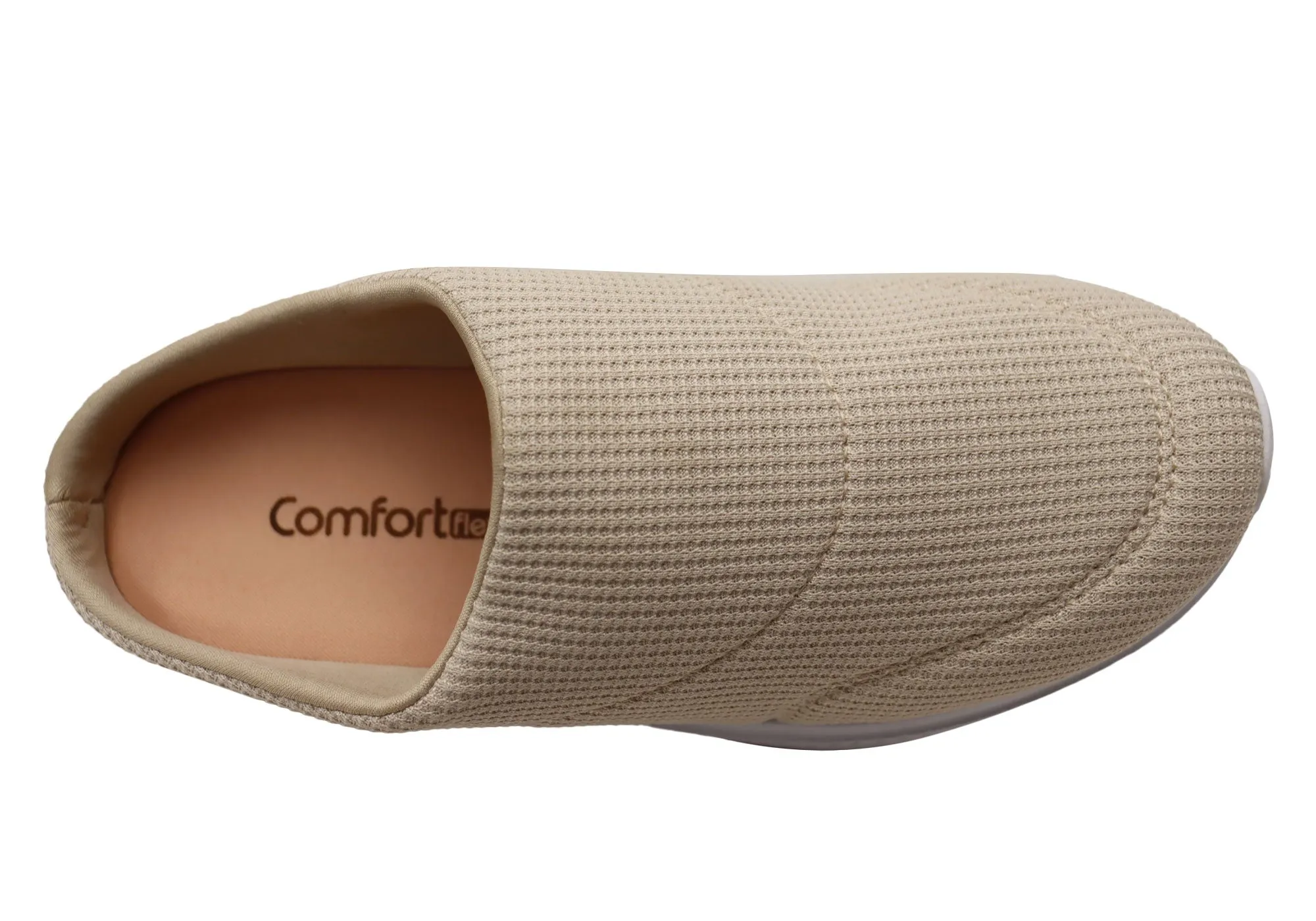 Comfortflex Traveller Womens Comfortable Cushioned Slip On Mules Shoes