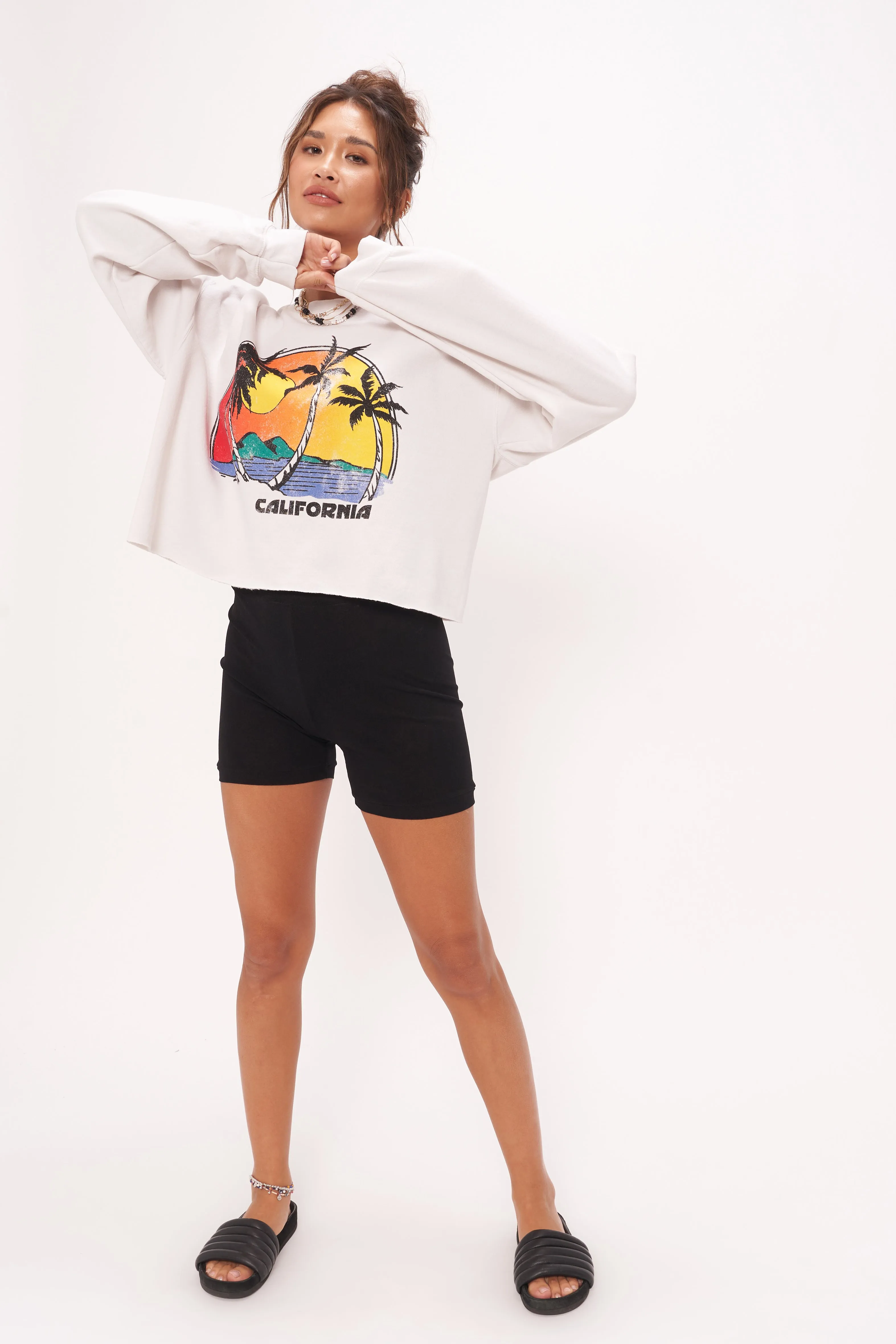 Cropped Cali Sweatshirt