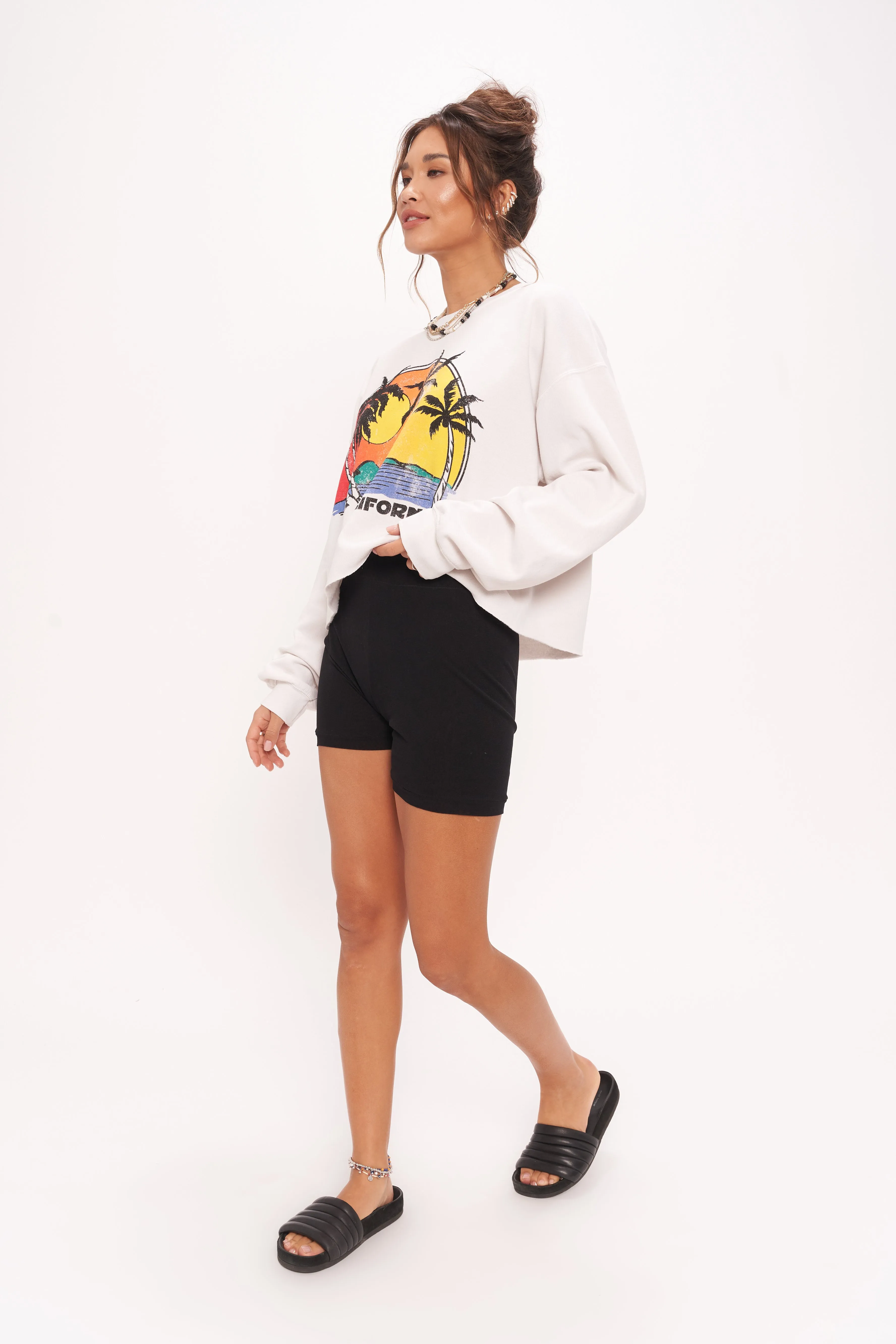 Cropped Cali Sweatshirt