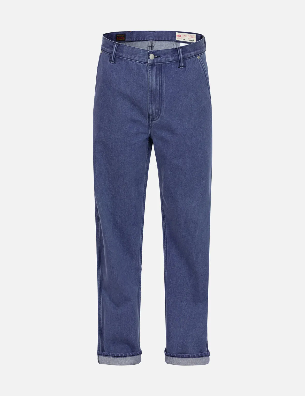 Daicock with Fringed Edges Baggy Fit Work Jeans