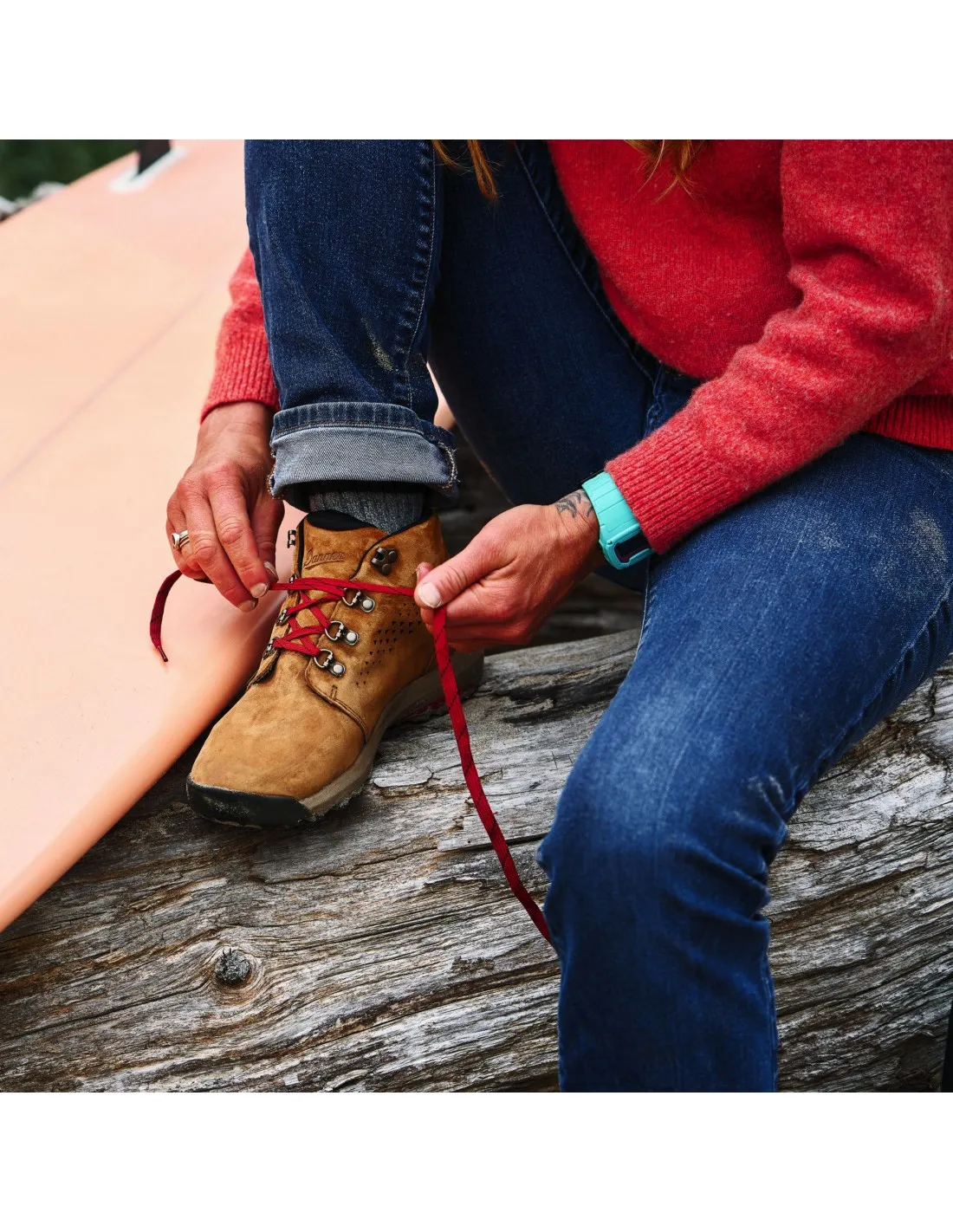 Danner, W’s Inquire Chukka 4" Brown/Red