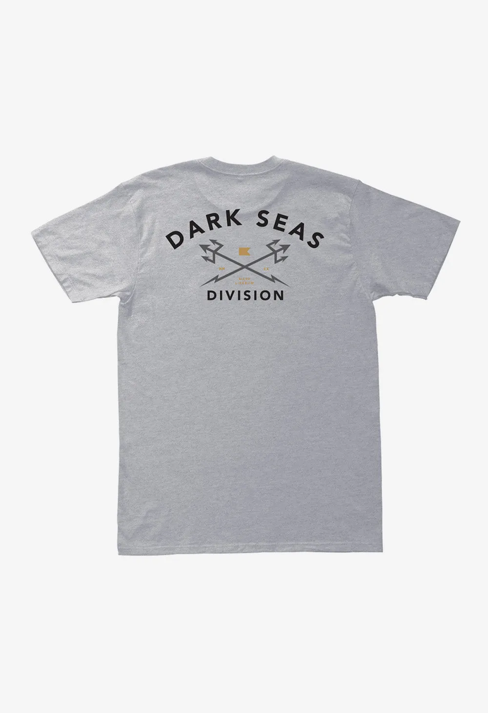 Dark Seas Headmaster Short Sleeve Tee - Heather Grey