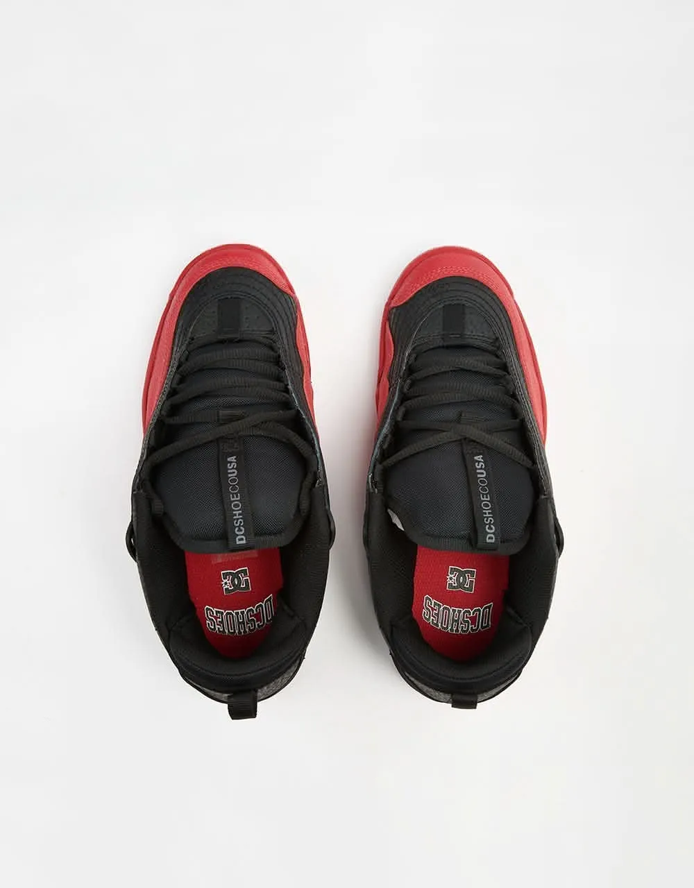 DC Williams OG Skate Shoes - Black/Red