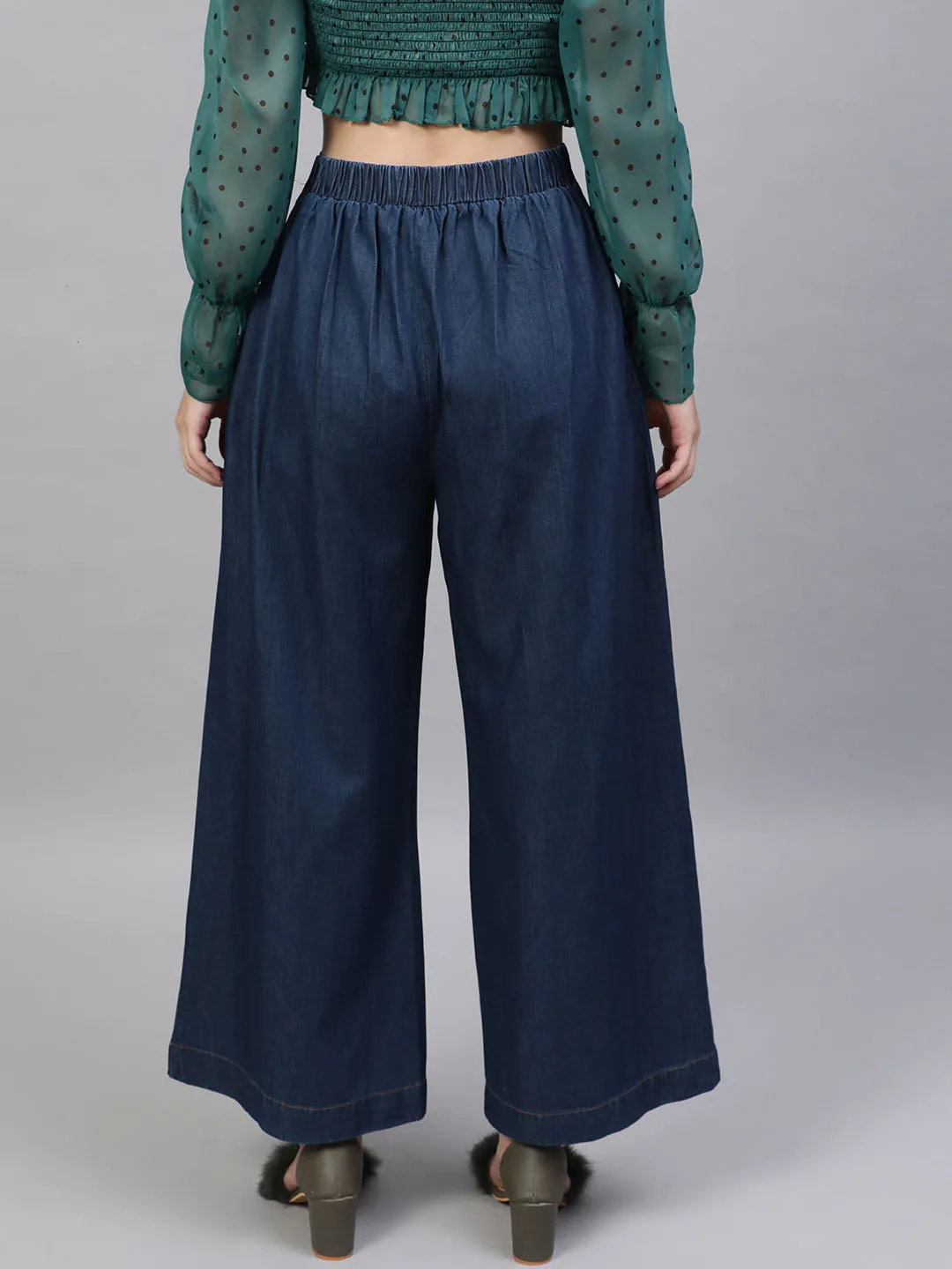 Denim Parallel Trousers