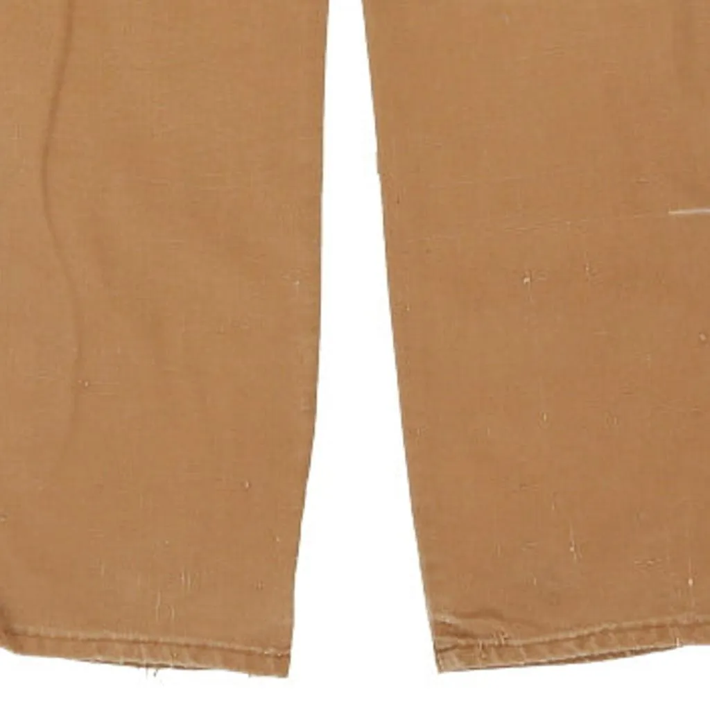 Dickies Carpenter Trousers - 30W 32L Brown Cotton